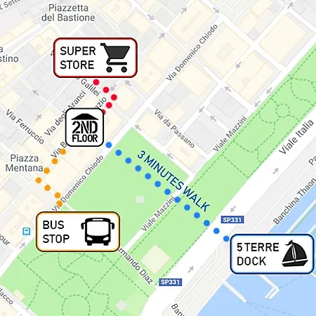 2nd Floor - 5 Terre Appartement *